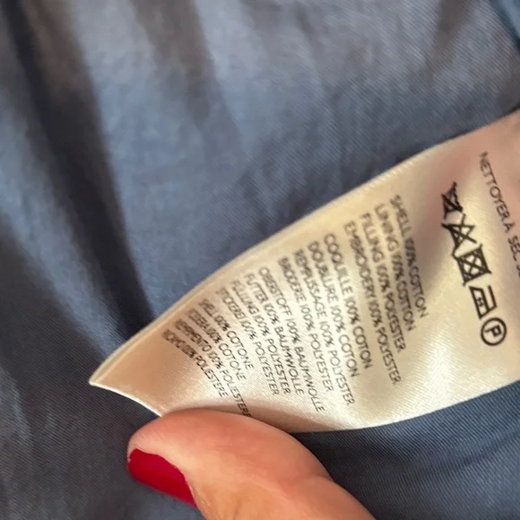 Free People Denim Blue Floral Jacket - Picture 3 of 12